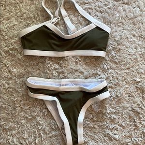 Green bikini